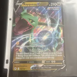 Pokemon TCG Rayquaza V #100/159 Star Promo **Jumbo** card - NM (oversized) - Image 1