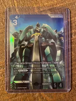Carta's Graze Ritter (Ground Type) (R+) - Dual Impact GD02-073 Gundam Card NM - Image 1