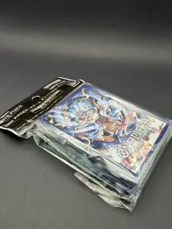 New One Piece Card Game Official Sleeves Assortment 4 Monkey.D.Luffy 70ct Bandai - Image 2