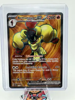 Armarouge ex SVP125 2024 Scarlet & Violet Black Star Promo Pokemon Card Mint - Image 1