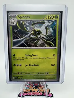 Spidops 009 (Cosmos Holo) #009 Scarlet & Violet Promo Cards Pokemon NM - Image 1