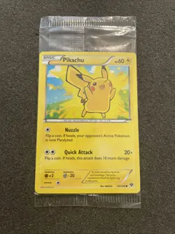 Pokemon Card - Pikachu XY 42/146 - Holo - Movie Promo - Factory Sealed - Image 1