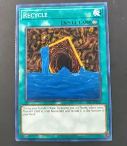 Yu-Gi-Oh! Invasion Of Chaos Recycle Common Spell Card IOC-EN041 NM - Image 1