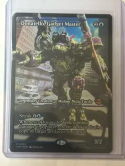 magic the gathering tmnt Donatello, Gadget Master Showcase Foil - Image 3