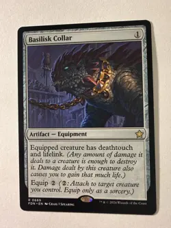 Basilisk Collar #669 (NM) Foundations FDN Magic MTG - Image 1