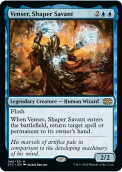 Venser, Shaper Savant MTG Double Masters 2022 RARE NM-MINT MAGIC THE GATHERING - Image 1