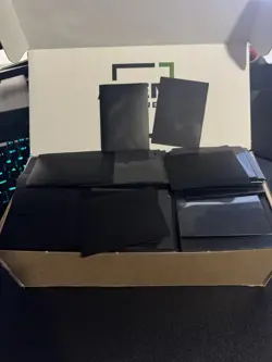 Large Lot Black TCG Playing Sleeves (MTG/Pokemon/Yu-Gi-Oh) - Image 1