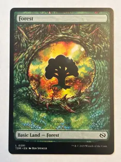 MTG: Tarkir: Dragonstorm: Forest (0291) (Dragon Eye) (LP) - Image 1