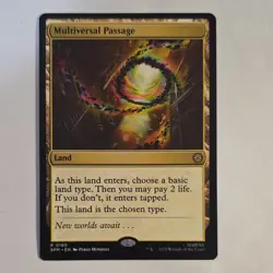 Wizards Magic: The Gathering Multiversal Passage Land Rare Marvel 0180 2025 - Image 1