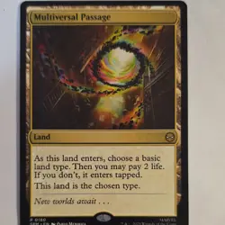 Wizards Magic: The Gathering Multiversal Passage Land Rare Marvel 0180 2025 - Image 2