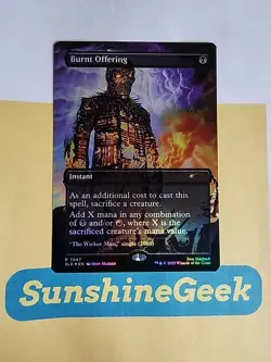Burnt Offering (Rainbow Foil) Secret Lair Iron Maiden Foil - Image 1
