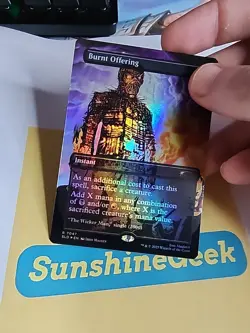 Burnt Offering (Rainbow Foil) Secret Lair Iron Maiden Foil - Image 2