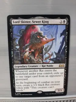 Lord Skitter, Sewer King - Wilds of Eldraine - NM - MTG - Image 1