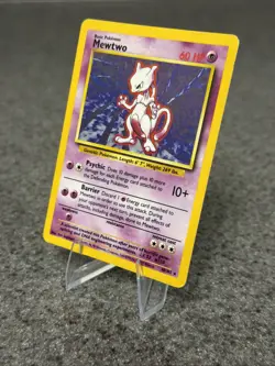 🔥 Mewtwo 10/102 | Unlimited Holo Rare LP | Base Set 1999 Pokemon Card - Image 2