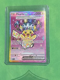 Pokemon Pikachu ex 277/217 Ascended Heroes Special Illustration Rare Holofoil - Image 1