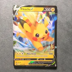 Pokemon English - Black Star Promo - Pikachu V SWSH285 - LP/NM - Image 1