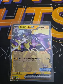 Pokemon TCG Toxtricity ex Illustration Contest 2024 Black Star Promo SVP215 - Image 1