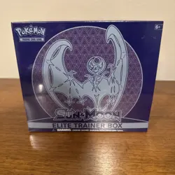 Pokemon TCG Sun & Moon Elite Trainer Box Lunala Factory Sealed New Ships ASAP - Image 1