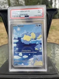 Pokemon SSP 199/191 - Surging Sparks Spheal Illustration Rare - PSA 9 - Image 1
