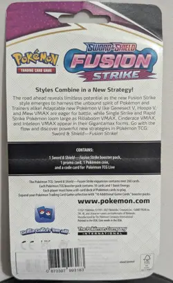 Pokemon TCG: SWSH08: Fusion Strike Single Pack Blister [Blitzle] - SEALED - Image 2