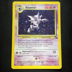 Pokemon Vintage Holo Haunter 6/62 Fossil 1999 Wizards Of The Coast - Image 1