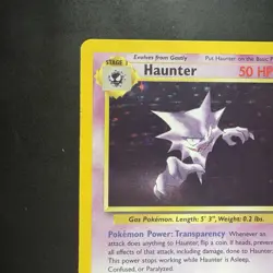 Pokemon Vintage Holo Haunter 6/62 Fossil 1999 Wizards Of The Coast - Image 2