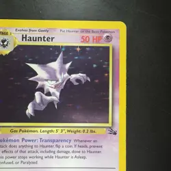 Pokemon Vintage Holo Haunter 6/62 Fossil 1999 Wizards Of The Coast - Image 3