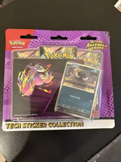 Pokemon Ascended Heroes Ghastly Tech Sticker Collection New & Sealed (3 packs) - Image 1