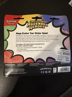 Pokemon Ascended Heroes Ghastly Tech Sticker Collection New & Sealed (3 packs) - Image 2