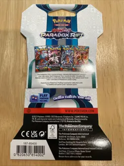 SEALED - PARADOX RIFT Pokemon Scarlet & Violet- Sleeved Booster Packs - Image 2