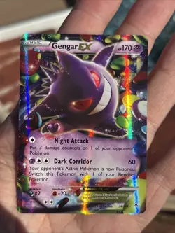 Pokemon Gengar EX 34/119 Full Art Ultra Rare Holo 170 XY Phantom Forces Foil TCG - Image 3