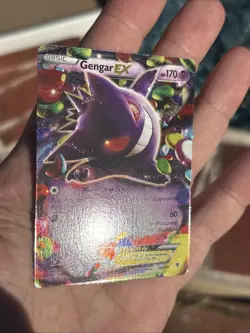 Pokemon Gengar EX 34/119 Full Art Ultra Rare Holo 170 XY Phantom Forces Foil TCG - Image 4
