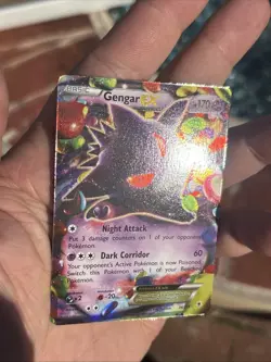 Pokemon Gengar EX 34/119 Full Art Ultra Rare Holo 170 XY Phantom Forces Foil TCG - Image 5