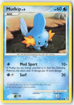 Pokemon - Mudkip #116 - Supreme Victors Common - Image 1