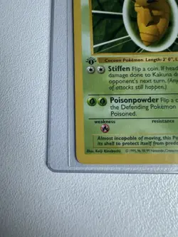 Kakuna 1st Edition Base Set 33/102 WOTC Vintage Pokemon Original 1999 - Image 3