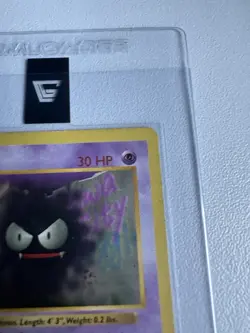 Gastly 1st Edition Base Set 50/102 WOTC Pokemon 1999 LP - Image 5
