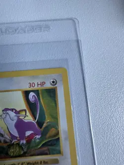 Rattata 1st Edition Base Set 61/102 WOTC Pokemon 1999 NM - Image 5