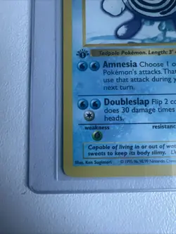 Poliwhirl 1st Edition Base Set 38/102 WOTC Vintage Pokemon RARE MINT - Image 3
