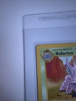 Nidorino 1st Edition Base Set 37/102 WOTC Vintage Pokemon Original 1999 - Image 3