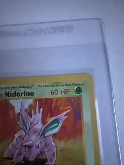 Nidorino 1st Edition Base Set 37/102 WOTC Vintage Pokemon Original 1999 - Image 4