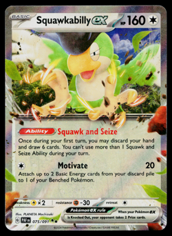 SQUAWKABILLY EX 169/193 PALDEA EVOLVED POKEMON TCG - Image 1