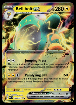 Bellibolt ex 079/193 Double Rare Paldea Evolved Pokemon Near Mint - Image 1