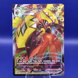 Tapu Koko Vmax 051/163 Battle Styles Ultra Rare Pokemon NM - Image 1
