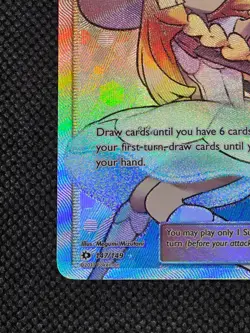 Pokemon TCG Lillie 147/149 Full Art Sun And Moon Base Set - Image 5