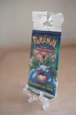 Pokemon Base Set Booster Pack Unlimited Venusaur Art WOTC TCG (READ DESCRIPTION) - Image 4