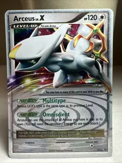 Pokemon Arceus Lv. X Black Star Promo DP53 LP - Image 1