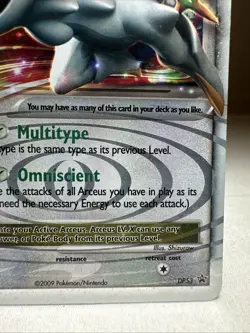 Pokemon Arceus Lv. X Black Star Promo DP53 LP - Image 4