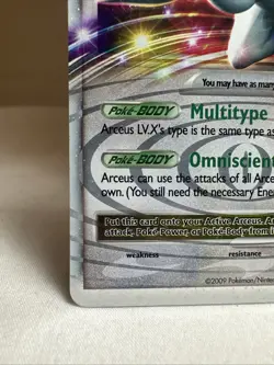 Pokemon Arceus Lv. X Black Star Promo DP53 LP - Image 5