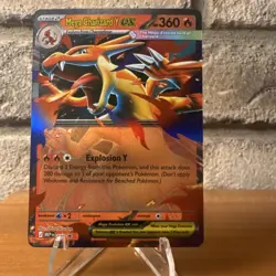 Pokemon TCG Mega Charizard Y EX Full Art Holo Stage 2 EX 360 HP MEP EN 020 - Image 1