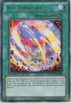 Yugioh XYZ Territory PHSW-EN088 Rare 1st Edition LP - Image 1